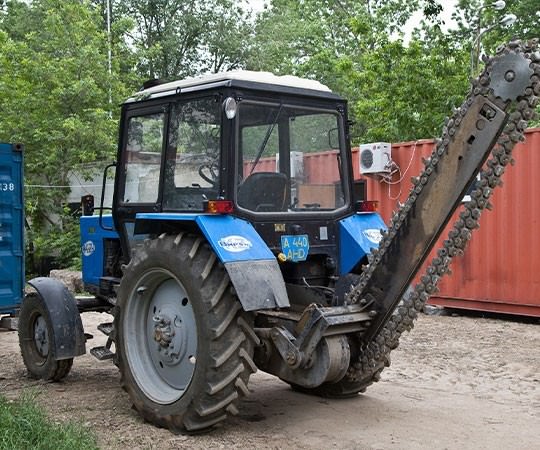 Траншеекопатель в аренду в Иркутске и  Иркутской области